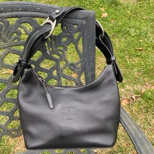 Black Pepple Leather Dooney & Bourne Hobo Purse